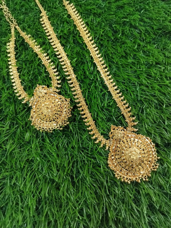 Gold Look Alike Combo & Jewellery Set