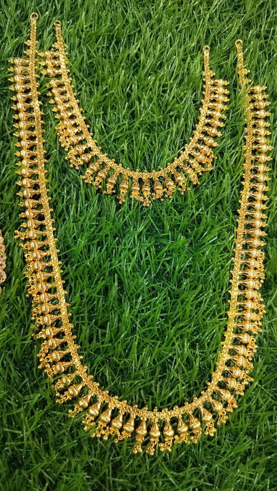 Gold Look Alike Kerala Combo Jewellery Set