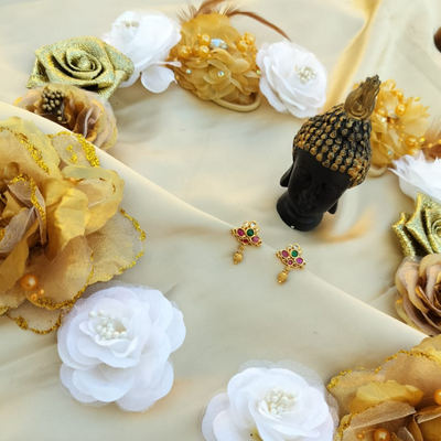 Multi Color Matt Earring