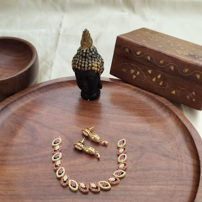 Cecelia Ruby White Necklace