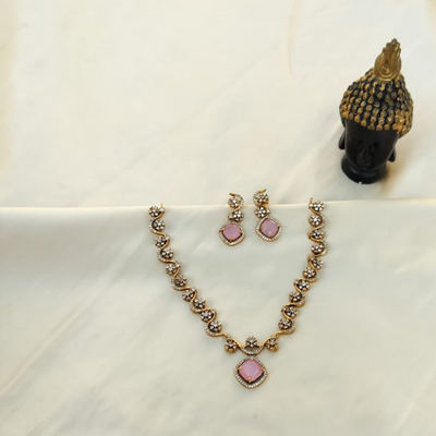 Daisy American Diamond Necklace