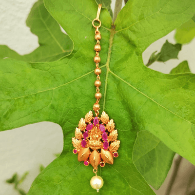 Matt Ruby Leaf and Lakshmi Tikka