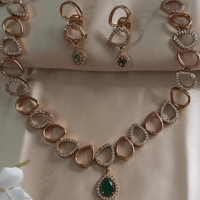 Diamond look alike Necklace