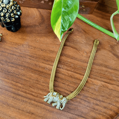 Elephant Motive Neckpiece