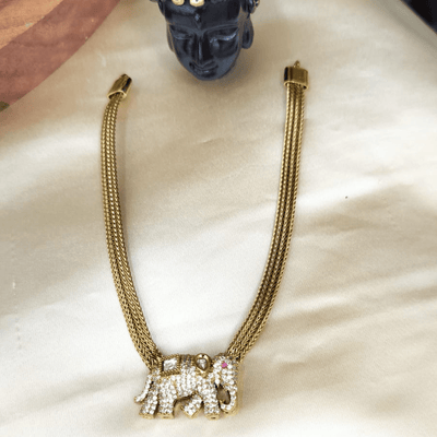Elephant Motive Neckpiece