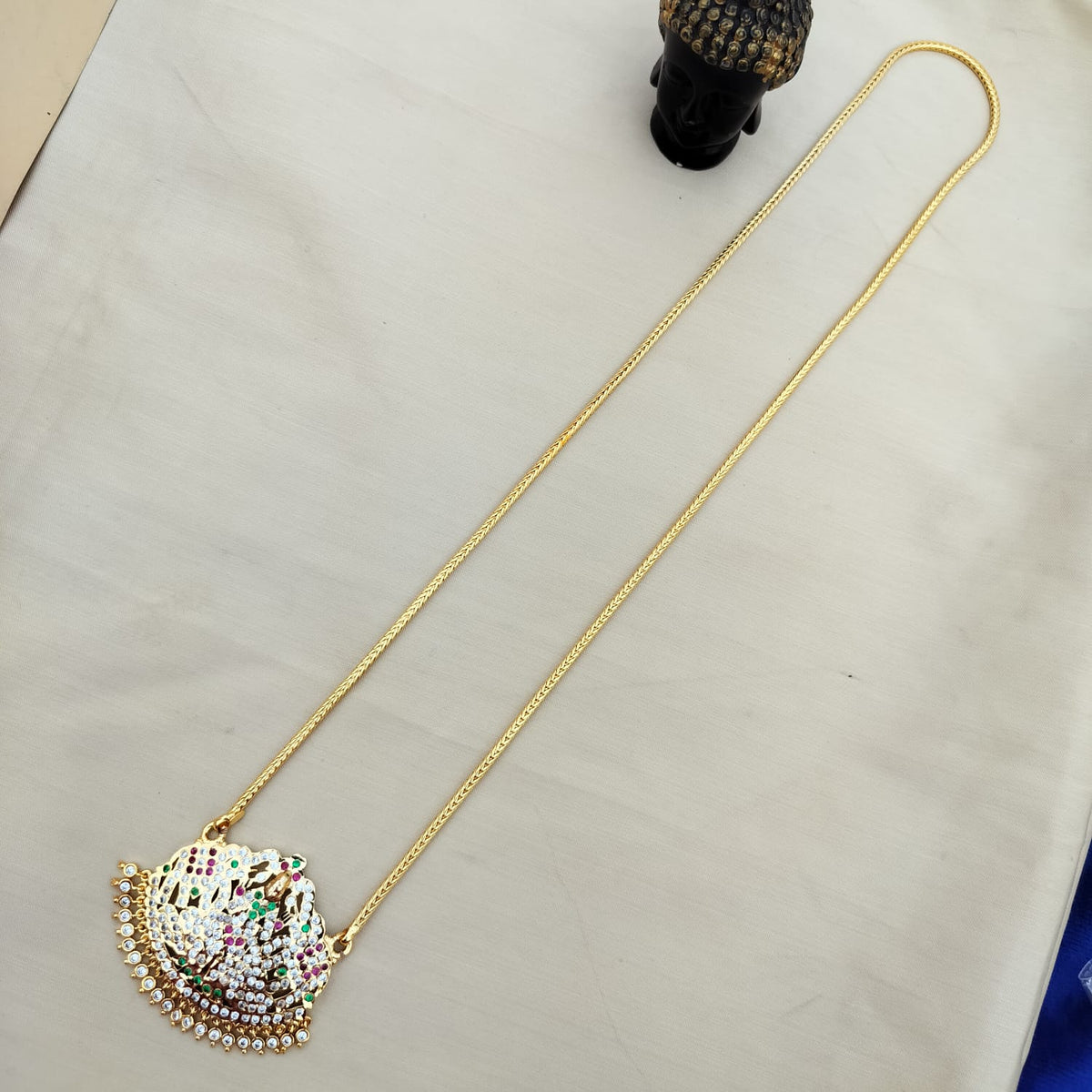 Lakshmi Panchaloha Dollar Chain V1
