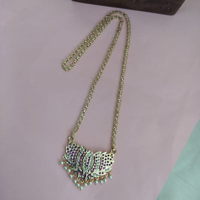 Vintage Lotus Panchaloha Dollar Chain