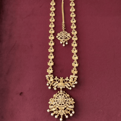Multicolor Duck Motif Bridal Jewellery Set