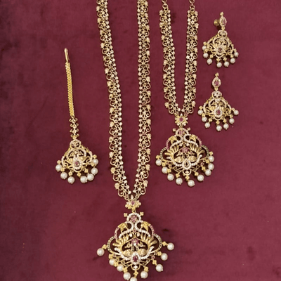Ruby Design Bridal Combo Jewellery Set