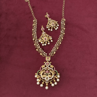 Ruby Design Bridal Combo Jewellery Set