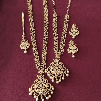 Ruby Design Bridal Combo Jewellery Set