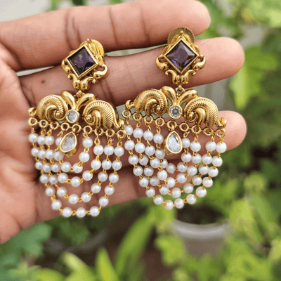 Layered Pearl Earrings