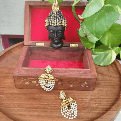 Layered Pearl Earrings