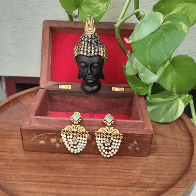 Layered Pearl Earrings