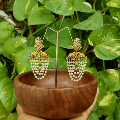 Layered Pearl Earrings