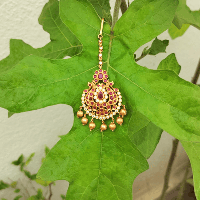 Ruby White Peacock Tikka