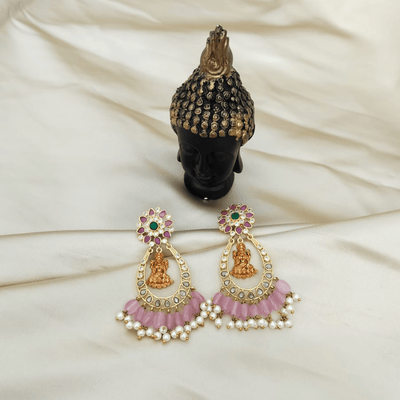 Floral Lakshmi Devi Chandbali