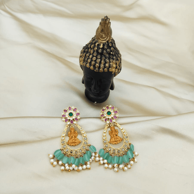 Floral Lakshmi Devi Chandbali