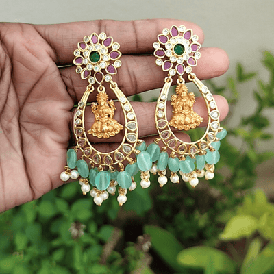 Floral Lakshmi Devi Chandbali