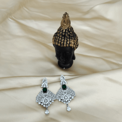Mia American Diamond Flower Design Earring