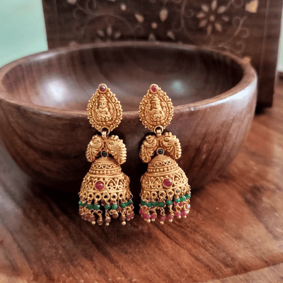 Lakshmi Devi Jumkha Jewelry