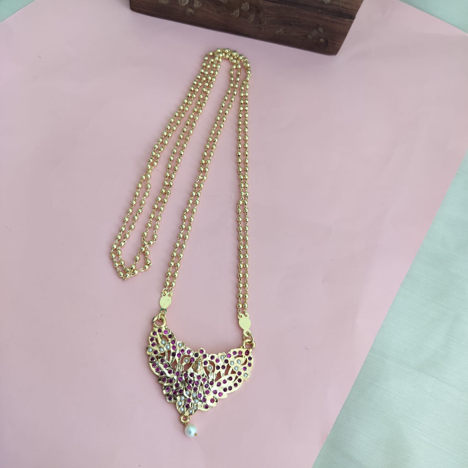 Vintage Lakshmi Dual Layer Dollar Chain