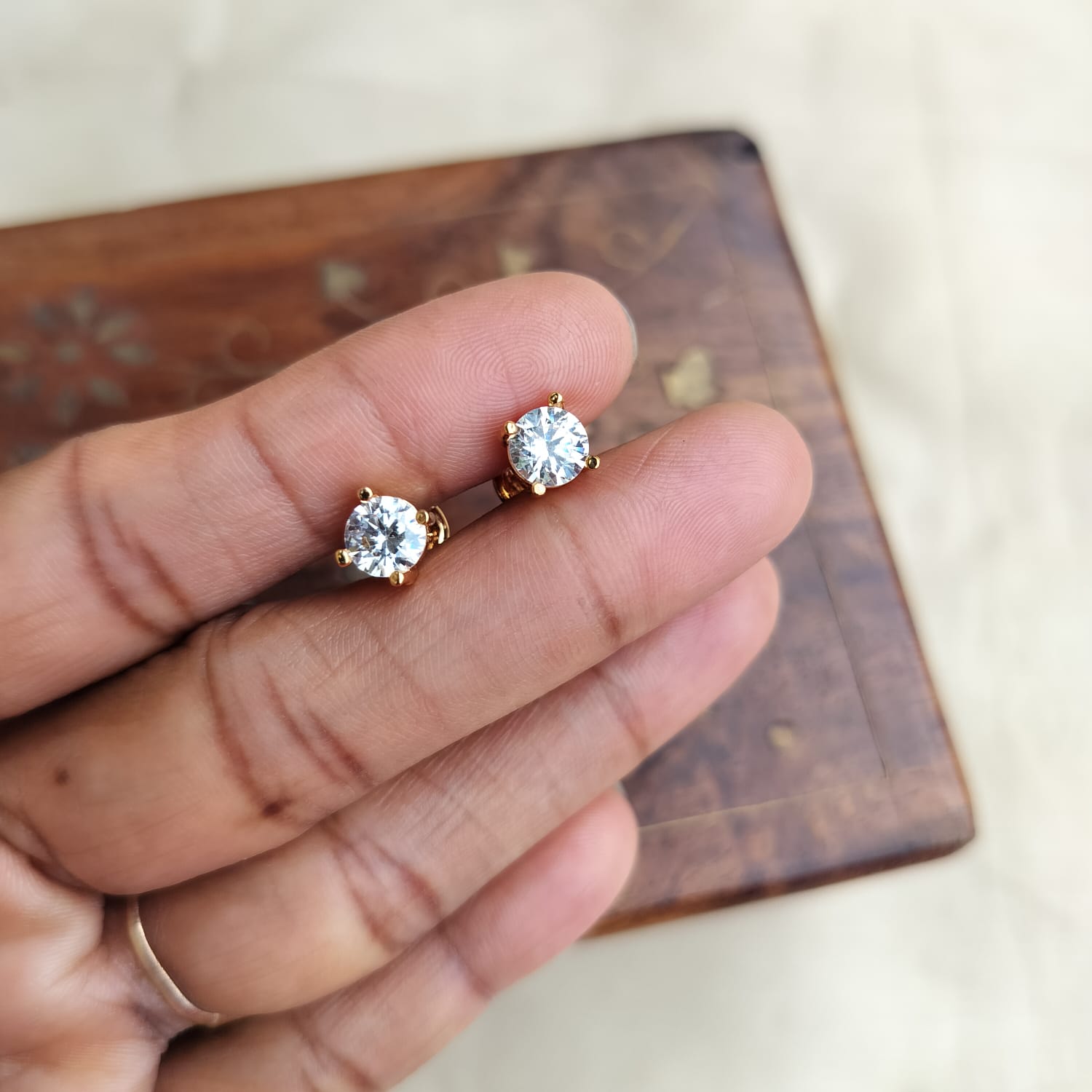 Teju Panchaloha Studs