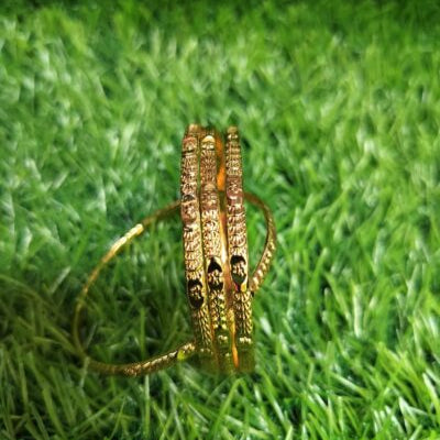 Gold Plated Thin Bangles