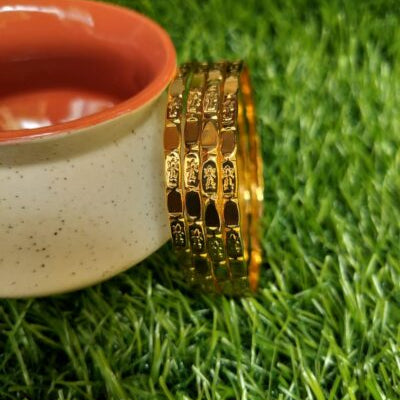 Gold Plated Designer Bangles