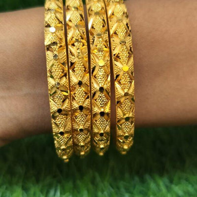 Gold Plated Bangle Set