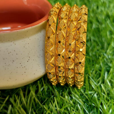 Gold Plated Bangle Set