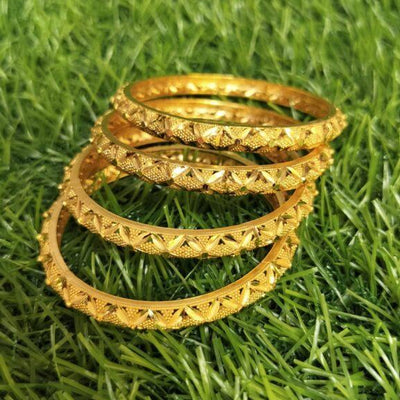 Gold Plated Bangle Set