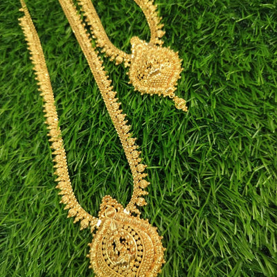Gold Look Alike Lakshmi Combo Jewellery Set