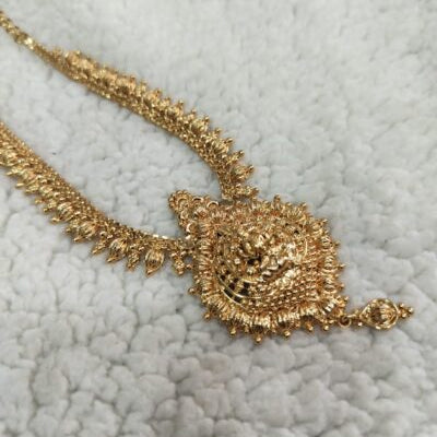 Gold Look Alike Lakshmi Combo Jewellery Set