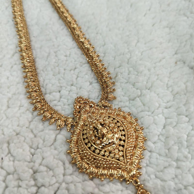 Gold Look Alike Lakshmi Combo Jewellery Set