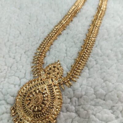 Gold Look Alike Combo & Haram Jewellery Set