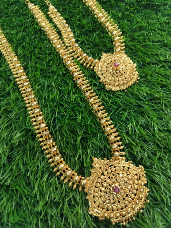 Gold Lookalike Designer Combo Jewellery Set