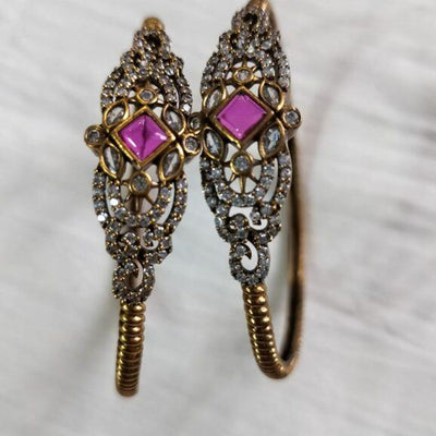 Victorian Diamond Bangles-Red