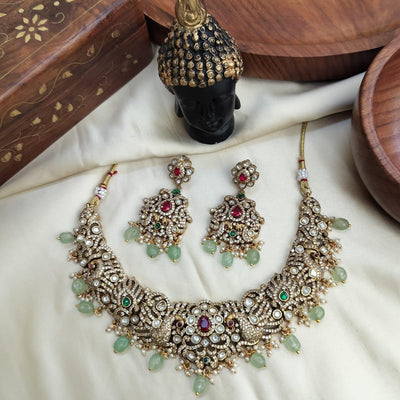 Victorian Mozanaite Bridal Neckset