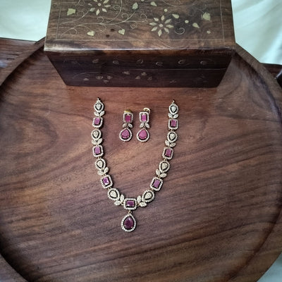 Mulan American Diamond Necklace