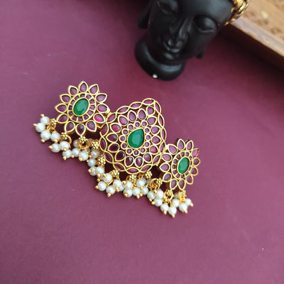 Kempu Antique Hair Clip