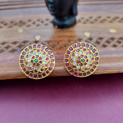 Kempu Screw Stud Earring