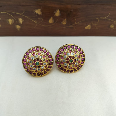 Kempu Screw Stud Earring