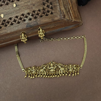 Aarthi Temple Designer Chocker Set
