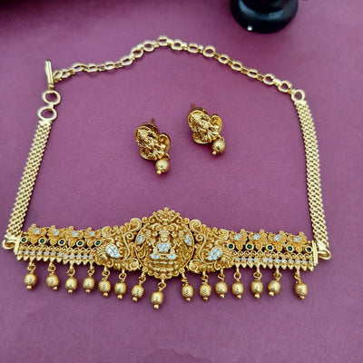 Aarthi Temple Designer Choker Set - Version 2