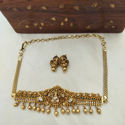 Aarthi Temple Designer Choker Set - Version 2