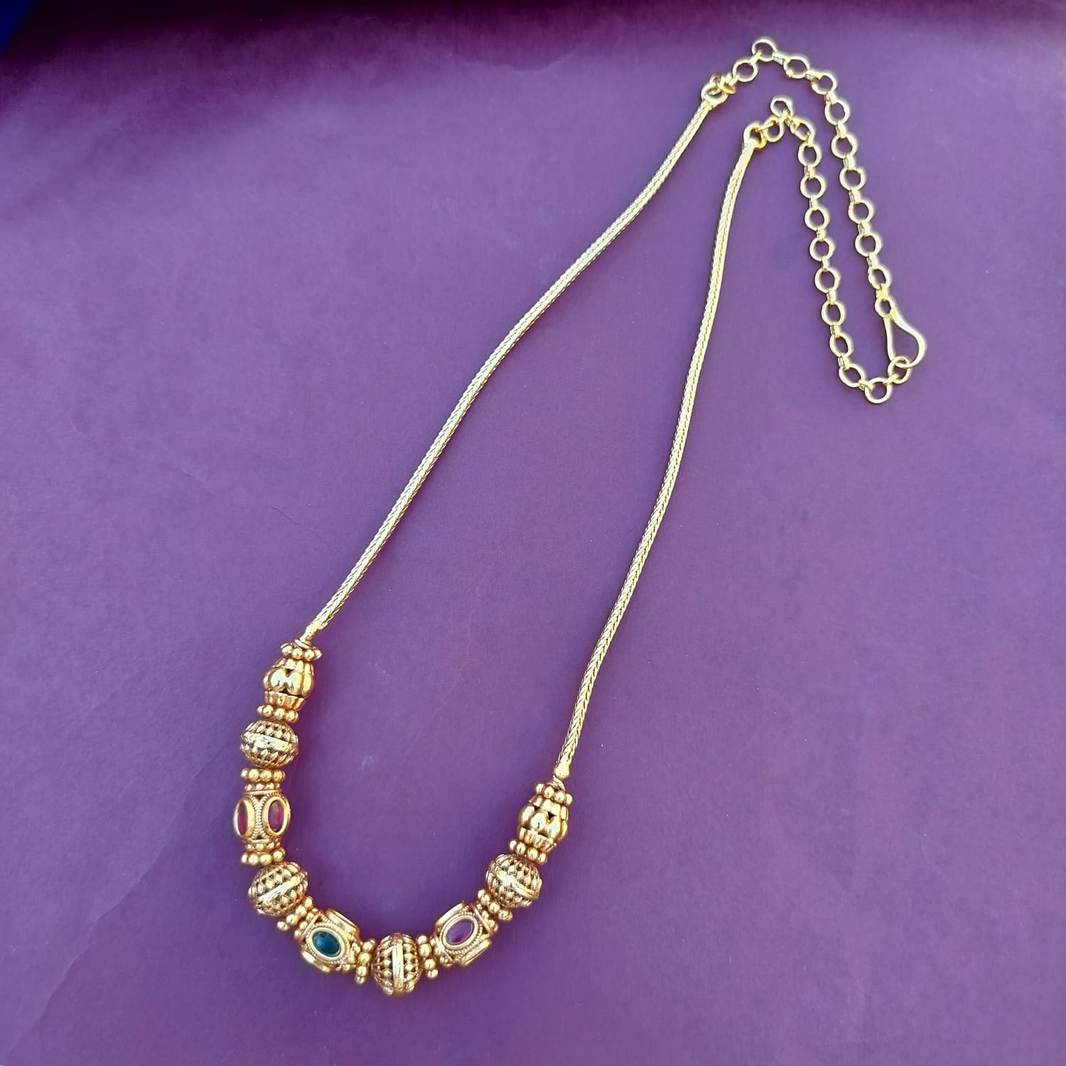 Real Gold Inspired Ball chain