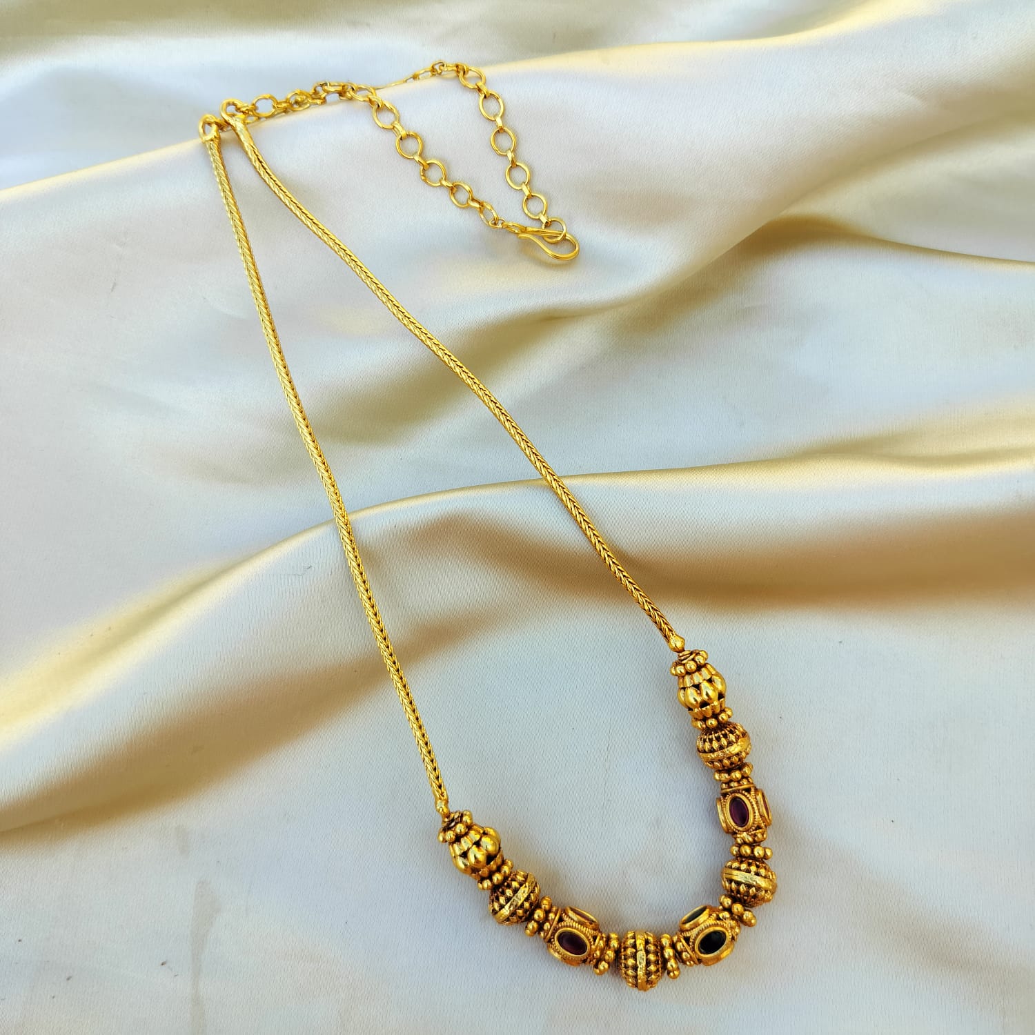 Real Gold Inspired Ball chain