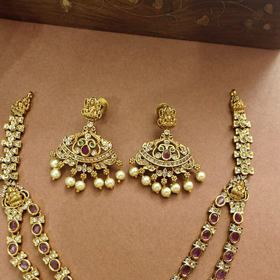 Aditi-Layered Temple Neckpiece