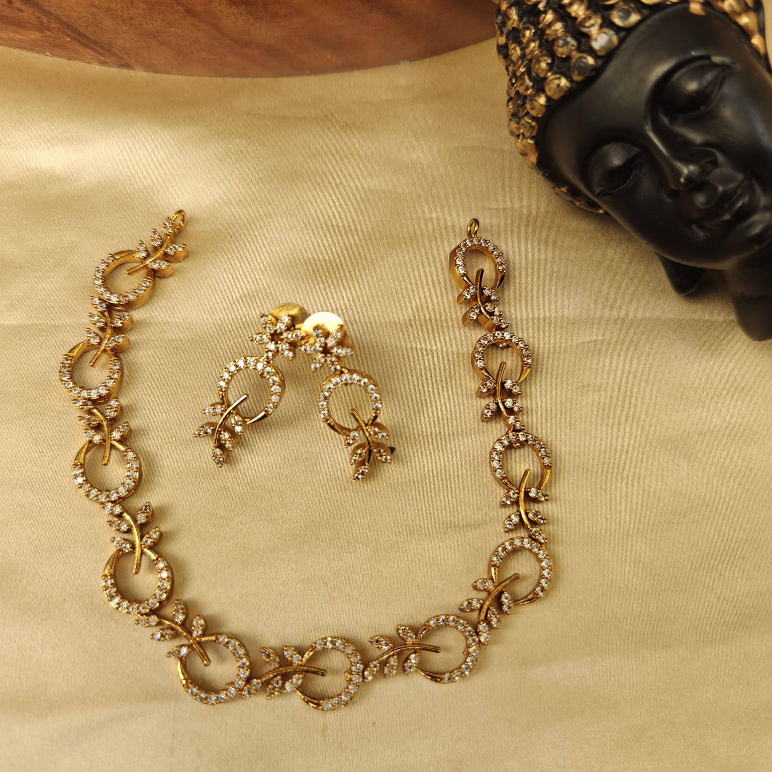 Pragya-Diamond Lookalike Necklace